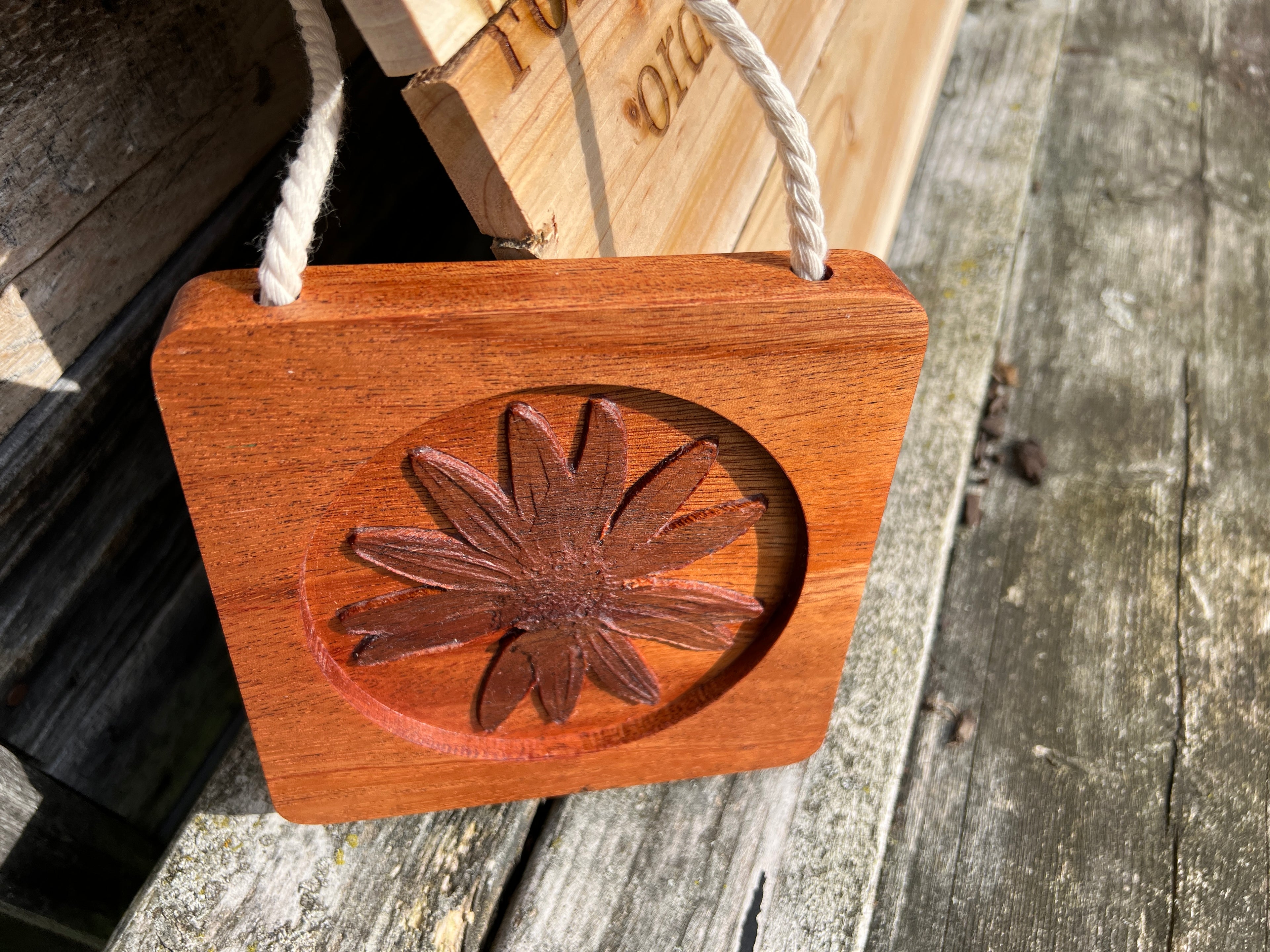 Mahogany Wall Flower