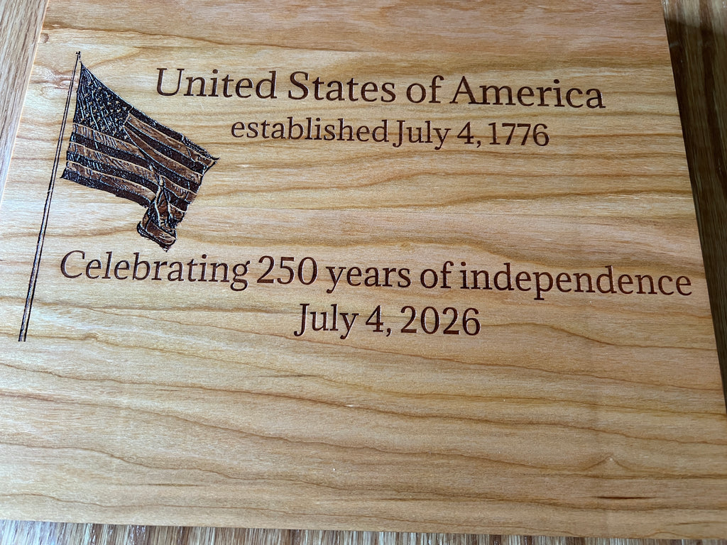 250th Independence Day Celebration Sign