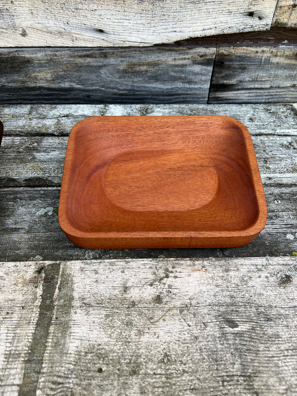 Mahogany Carved Bowl