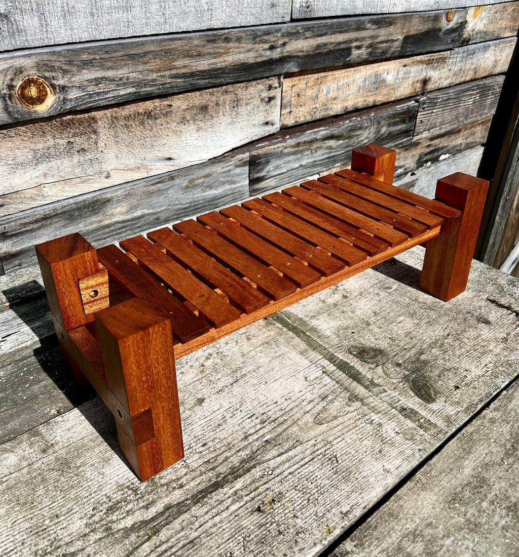 Mahogany Plant Stand